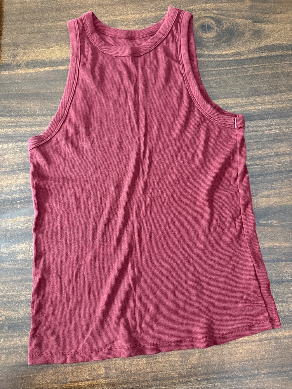 a new day Women's Ribbed Tank Top - Maroon